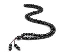 Men's Natural Stone Malachite 108 Beaded Necklace