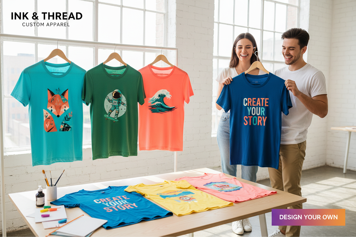 Banner Hero para tienda de camisetas personalizadas